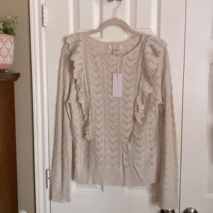 NWT RACHEL PARCELL KNITTED SWEATER SIZE XL